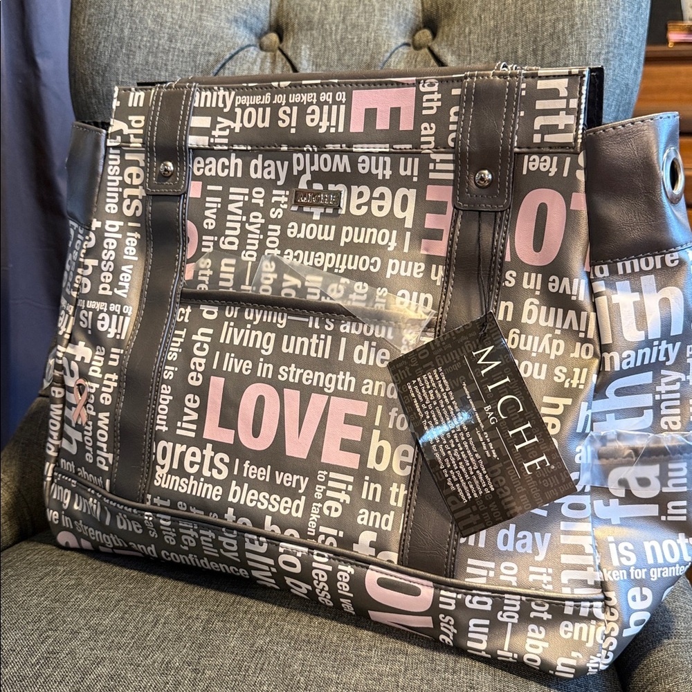 Miche Prima Shell- Love Pink and Gray Hope Edition